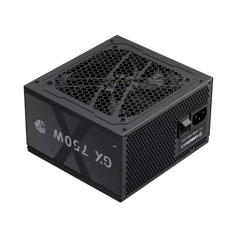 Gamemax Power Supply, 80 PLUS, Gold | GX 750GF | 750 W