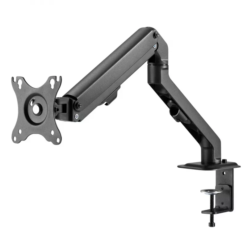 Monitor mount MACLEAN MC-906 for 17 inch–27 inch displays, VESA 75x75–100x100, adjustable height, tilt and rotation, supports up to 7 kg