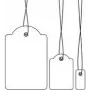 HERMA Strung marking tags - name labels - White - 7 x 15 mm - 1000 label(s) (6901)