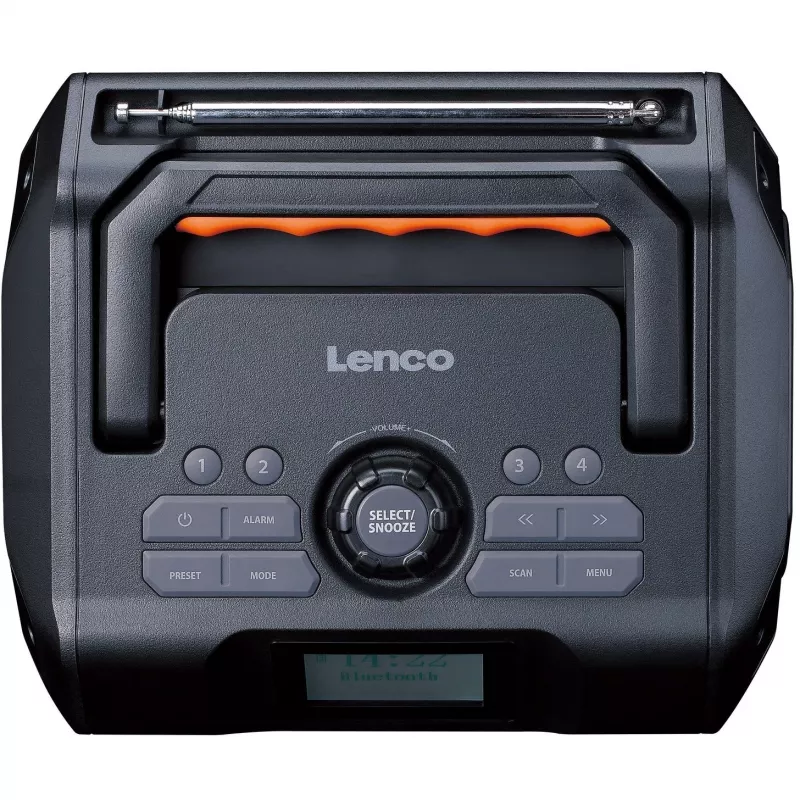 Portable digital radio Lenco ODR-160GY Grey FM/AM with digital tuner and compact design