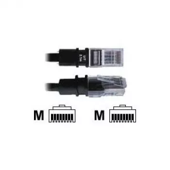 PatchSee BasicPatch - Patch-Cable - RJ-45 (M) to RJ-45 (M) - 1.5 m - FTP - CAT 5e - Shielded - Black