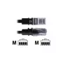 PatchSee BasicPatch - Patch-Cable - RJ-45 (M) to RJ-45 (M) - 1.5 m - FTP - CAT 5e - Shielded - Black