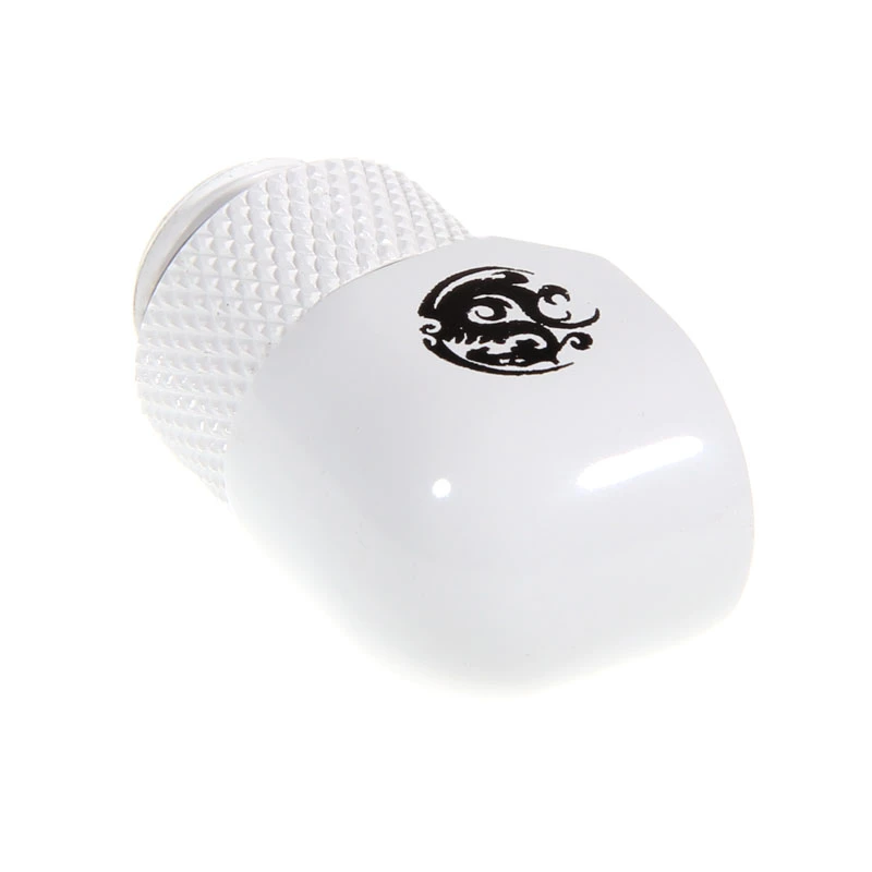 Cooling accessory BitsPower BP-DW90R — brass white, dimensions 18×18×31.8 mm