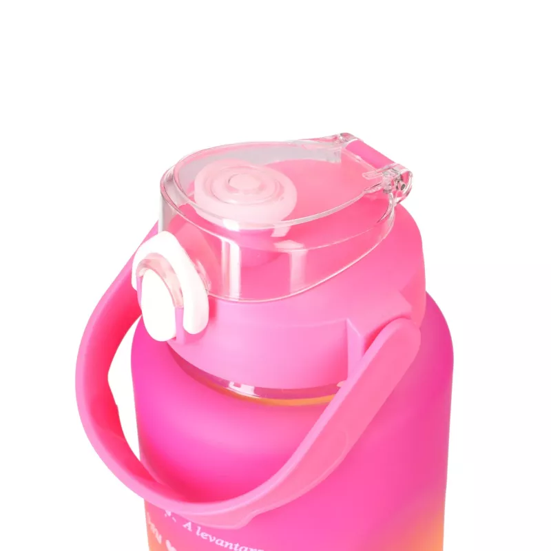 Extralink Motivational Water Bottle 3W1 Set Pink-Orange 2000ML+900ML+300ML