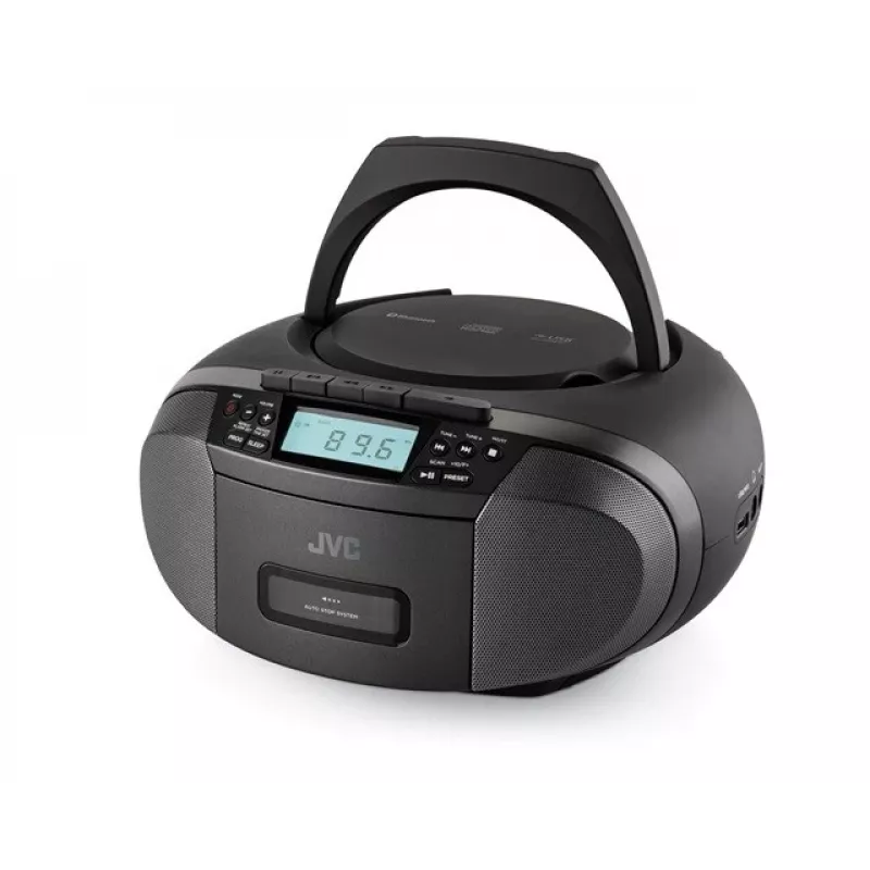 Radio player JVC RC-E444B Black with CD player and FM tuner