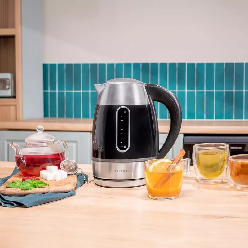 Electric kettle Cecotec 1.7L 2200W Black