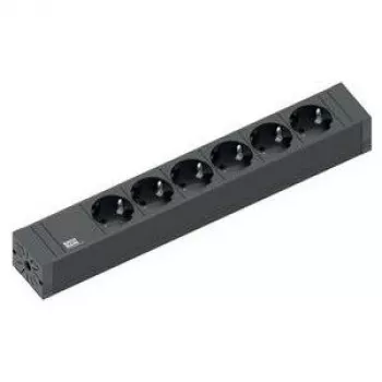 Power Extension Bachmann 420.0018 2m 6 AC Outlets Indoor Black