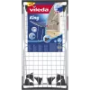 Drying rack VILEDA King White 157247 — steel, 20 m drying space, foldable with castor wheels