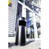 Round Metal Black Durable 3332