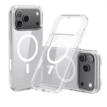 Nevox StyleShell SHOCKFlex - iPhone 17 Pro Max kompatibel zu MagSafe transparent