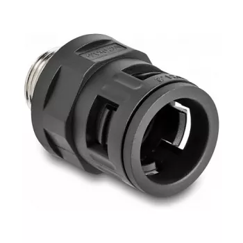 Conduit coupling DeLOCK 60454 M20 brass external thread black