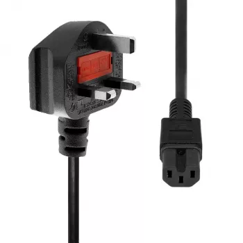 Power cord ProXtend PC-GC15-001 1 m, black, mains cable for appliances and PCs