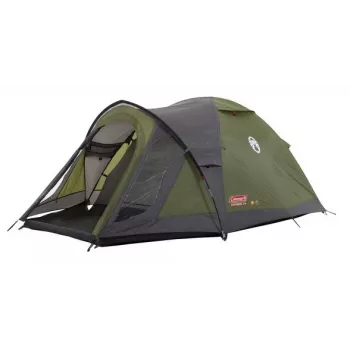 Dome Tent Coleman Darwin 3+ 3 persons Grey Khaki Hard Frame