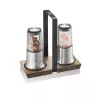 Salt and pepper mill GEFU X-PLOSION G-34641, manual spice grinder for peppercorns and coarse salt