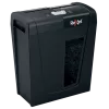 Paper shredder REXEL Secure X8 — cross-cut P-4, 4x40 mm, 8-sheet capacity, 14 L bin, black