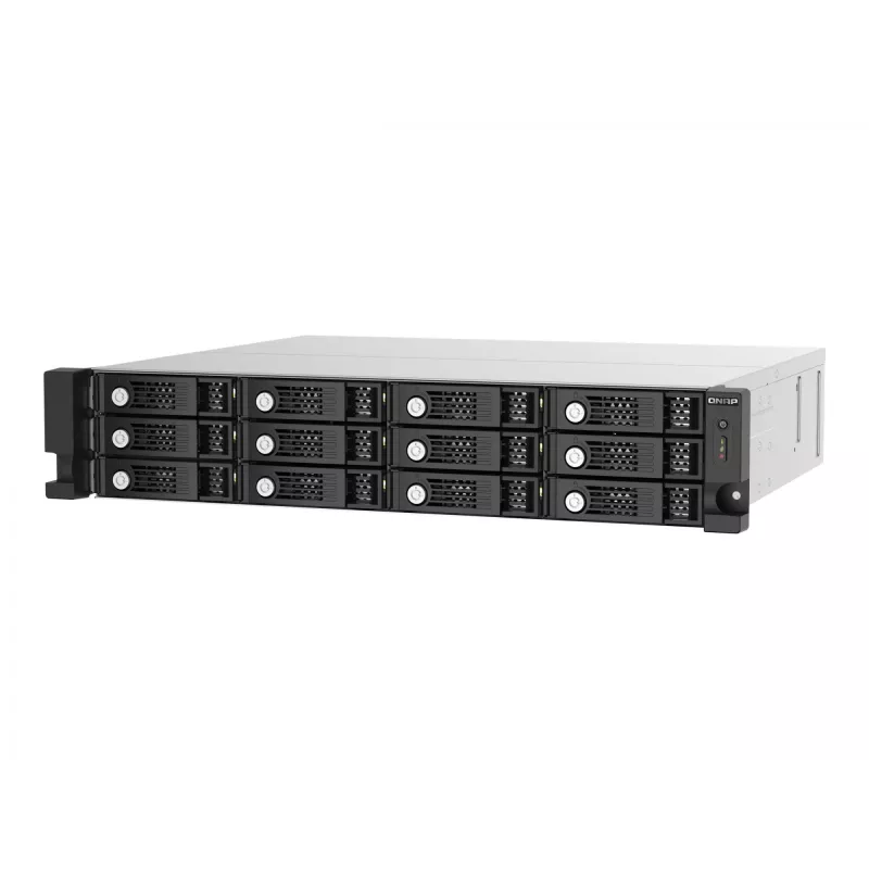 QNAP TL-R1220Sep-RP HDD/SSD enclosure Black, Grey 2.5/3.5 inch
