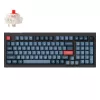 Keychron V5 Max Keyboard Universal RF Wireless Bluetooth Black Grey 96% Mechanical