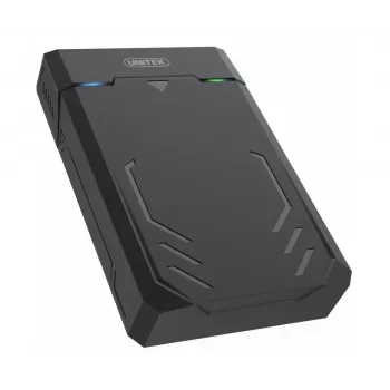 HDD/SSD enclosure Unitek Y-3035 — 2.5/3.5 inch SATA, USB 3.2 Gen 1 (USB Type-B), 6 Gbit/s, black, AC adapter