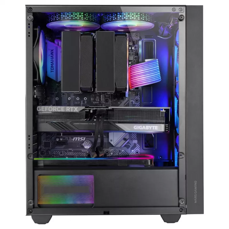 Mars Gaming MC-AIR computer case Midi Tower Black