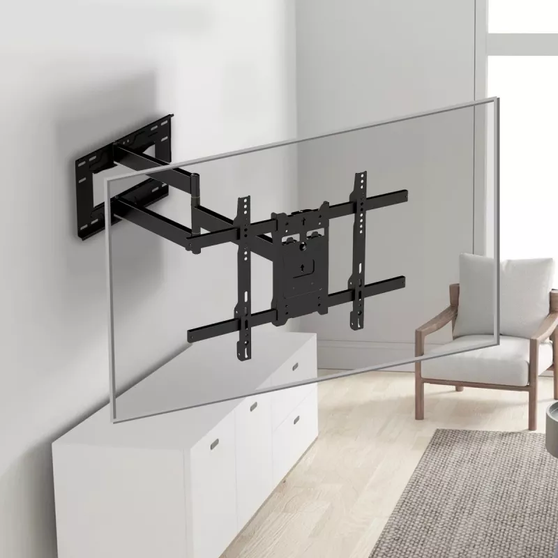 TV Mount MACLEAN MC-985 VESA 600x400 for 37–80 inch TVs, max load 45 kg