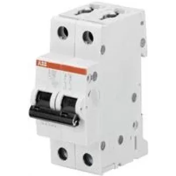 S202-C16 Circuit Breaker 6kA 16A C 2p (2CDS252001R0164)