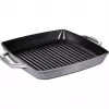 Grill Pan Staub 40511-785-0 33 cm Induction Graphite Grey