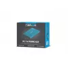 External HDD/SSD enclosure NATEC Rhino GO 2.5 inch — USB 3.0, SATA III, up to 4 TB, 9.5 mm, aluminium, blue