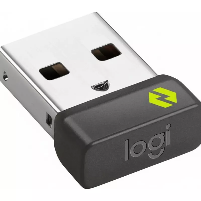USB receiver Logitech 956-000157 for mouse and keyboard, graphite, 12.8×14.1×7 mm, 0.97 g