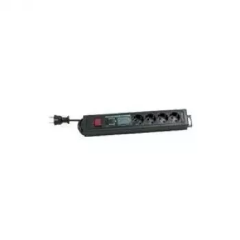 Power Extension REV 0015462513 2.5m 4 AC Outlets Black