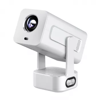 EXTRALINK SMART Projector CINEMA&KARAOKE IMS360 1920X1080P ANDROID 13 Projector for Movies, Games and Music Z 2 MIKROFONAMI White 300 Lumens LCD