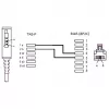 Wentronic Goobay - Telephone Cable - TAE-F (M) - RJ-45 (M) - 15m - Black (51236)