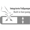 Inflatable Air Bed High Peak Double Comfort Plus model 40025 — double air mattress for two
