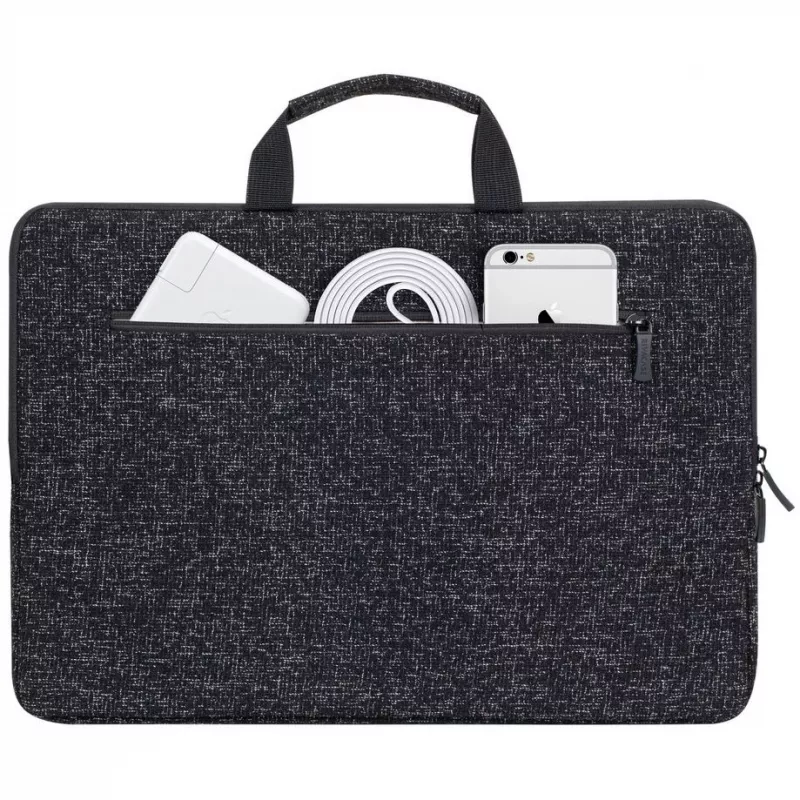 Sleeve case Rivacase 7915 39.6 cm (15.6 inch) Black White