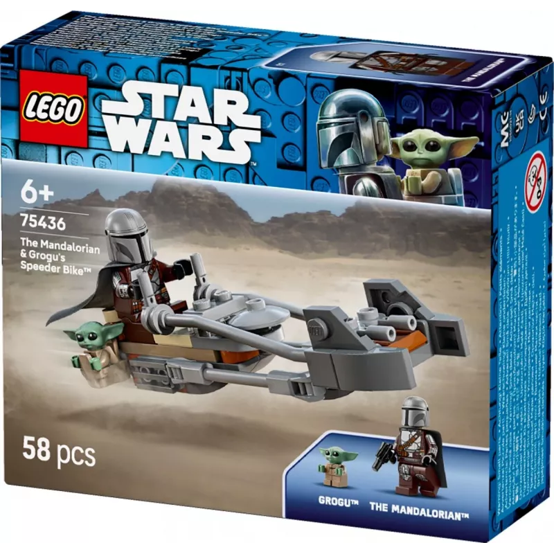 LEGO STAR WARS 75436 The Mandalorian and Grogu's Speeder Bike