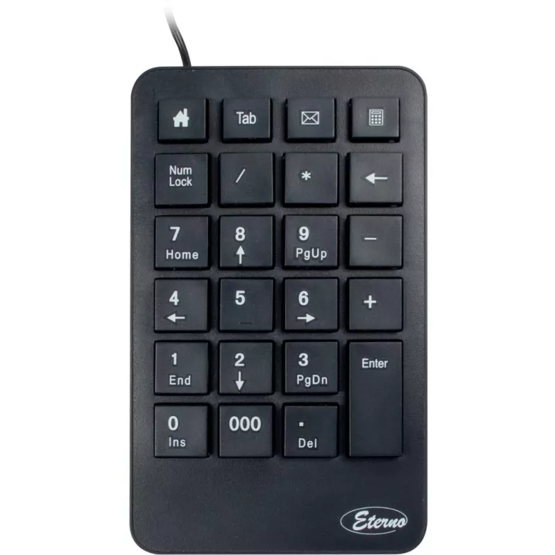Numeric Keypad Inter-Tech KB-120 Universal USB Black