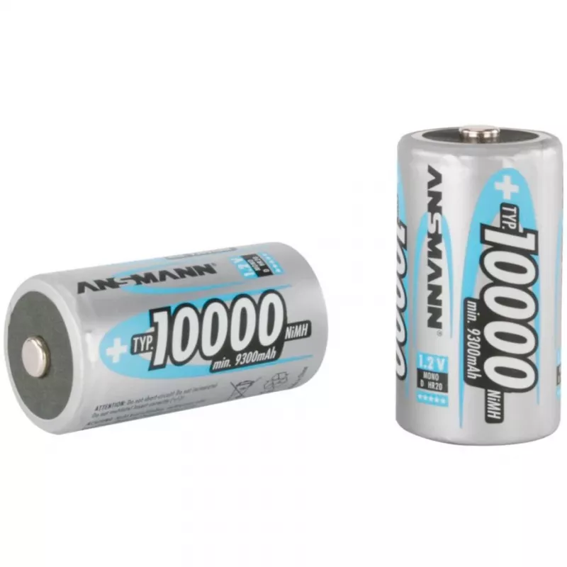 Battery D Ansmann 10000 mAh Mono HR20 NiMH