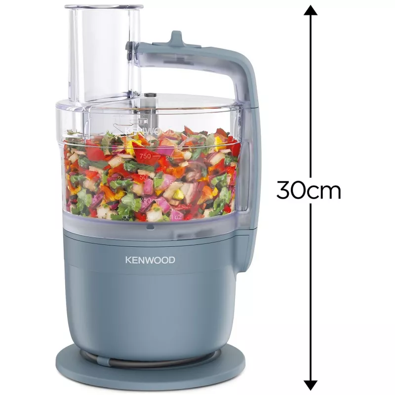 Food processor Kenwood FDP23.140GY MultiPro Go — compact portable cutter, grey