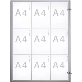 Maulextraslim - Aluminium - Glas - Plastic - Aluminium - 963 x 711 x 27 mm - 9 x A4 (6820908)