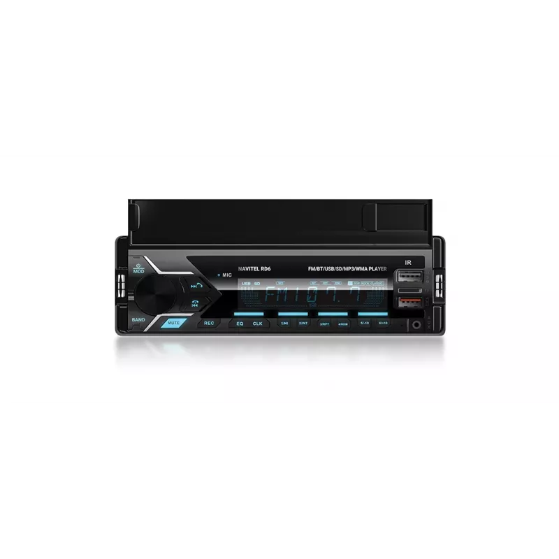 Car digital media receiver Navitel RD6 — 4x45 W audio player, digital and external source playback, single-DIN fit