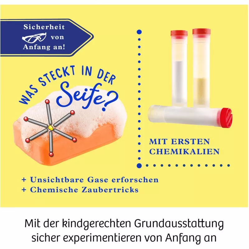 Kosmos Chemie labor C 500, Experiment kit, Chemistry, 9 yr(s), Multicolour