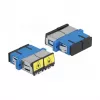 Optical Fiber Coupler DeLOCK 86893 SC Duplex Female to SC Duplex Female Blue