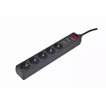 EnerGenie SPG5-C-15 surge protector Black 5 AC outlet(s) 250 V 4.5 m