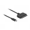 DeLOCK 63803 cable gender changer USB C 22-pin SATA Black 0.5m