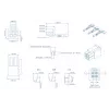 TELTONIKA NETWORKS 4-PIN plug with contact terminals