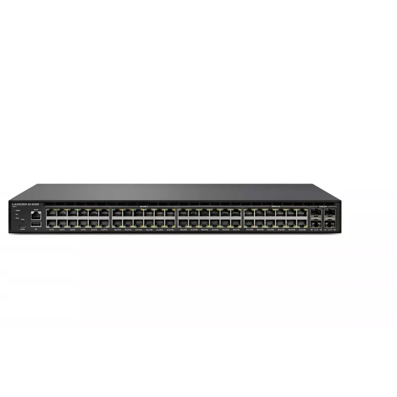 Lancom GS-4554X - Switch - L3 - managed - 36 x 10/100/1000 + 12 x 2.5GBase-T + 4 x 1 Gigabit / 10 Gigabit SFP+ + 2 x 10/40 Gigabit QSFP+ (Uplink / Stacking)