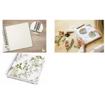 Spiral Notebook sigel Fairytale Garden Blank A5 JQ101 — Blank pages, A5 size