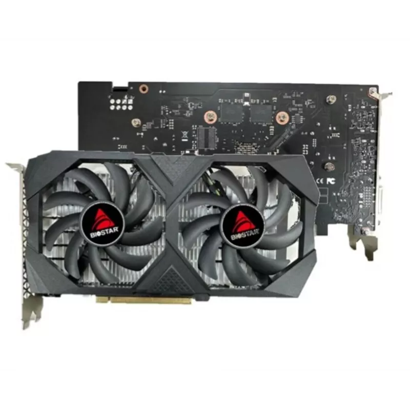 Graphics card BIOSTAR GeForce RTX 3050 6GB GDDR6 PCIe 4.0, 2304 CUDA cores, 96-bit, 2x fans, 225×43 mm