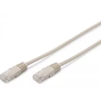 Network Cable Digitus CAT 5e U/UTP Patch Cord RJ-45 Cat5e 1.5m Grey