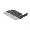 DeLOCK PCI Express x16 Card to 5 x internal M.2 Key B / SATA
