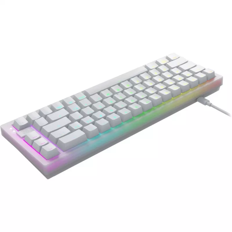 CHERRY K5V2 Compact keyboard Gaming USB QWERTY English White 67 keys RGB LED